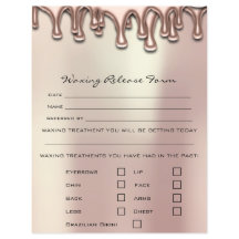 Waxing脱毛責任放棄リリースPearly