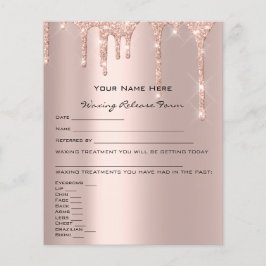 Waxing責任放棄リリース型枠スパーキーバラ チラシ