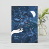 Waxing Half Moon 考え's of You サンキューカード (スタンド正面)