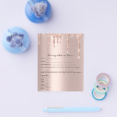 Waxing Liability Waiverリリース型枠スパークバラ チラシ (シングル)