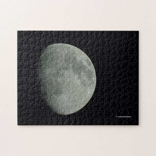 Waxing Midsummer Moon at Night ジグソーパズル (横)