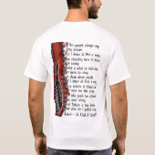 Way2を見つけて下さい Tシャツ (裏面)