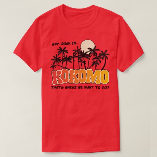 Way Down In Koomo Tシャツ (デザイン正面)
