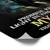 Way Maker Miracle Worker Promise Keeper Light In D ポスター (角)