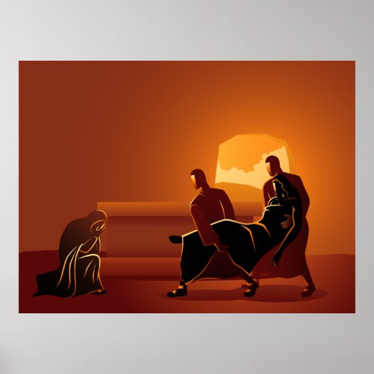 Way of the Cross 14th Station Poster ポスター (正面)