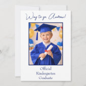 Way to Go Graduate Photo  招待状 (正面)