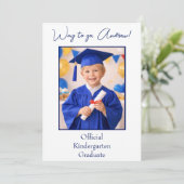 Way to Go Graduate Photo  招待状 (スタンド正面)