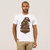 Wayang Indonesian Heritage v2 Tシャツ (正面フル)