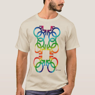 WAyCOOL フル レインボー グラデーション Tシャツ