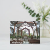 Wayfarers' Chapelポストカードからこんにちは ポストカード (スタンド正面)