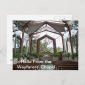 Wayfarers' Chapelポストカードからこんにちは ポストカード (正面/裏面)