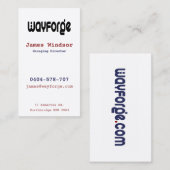Wayforge 名刺 (正面/裏面)