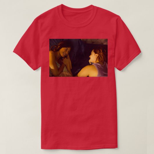 WayHaught Morning Cuddles Tシャツ (デザイン正面)