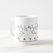 Waylandペプチド名mag コーヒーマグカップ (正面左)