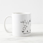 Waylandペプチド名mag コーヒーマグカップ (左)