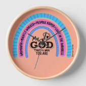 Waymaker Miracle Worker My God That Is Who You Are 壁時計 (正面)