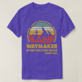 Waymaker Miracle Worker Promise Keeper Christian L Tシャツ (デザイン正面)