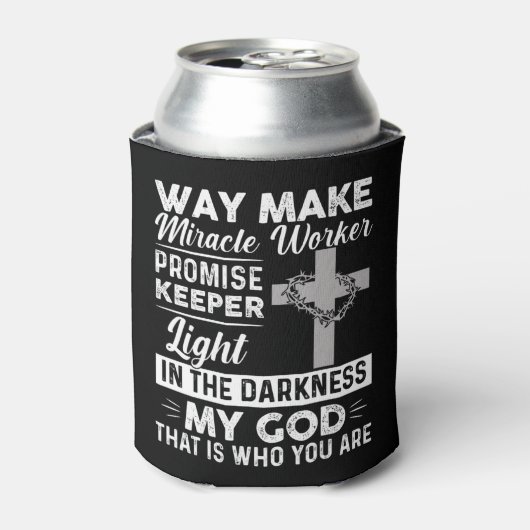 Waymaker Miracle Worker Promise Keeper Light Jesus 缶クーラー (缶正面)
