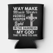 Waymaker Miracle Worker Promise Keeper Light Jesus 缶クーラー (正面)