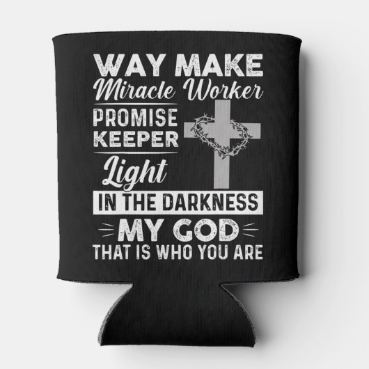 Waymaker Miracle Worker Promise Keeper Light Jesus 缶クーラー (裏面)