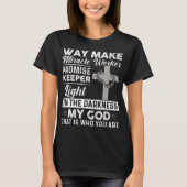 Waymaker Miracle Worker Promise Keeper Light Jesus Tシャツ (正面)