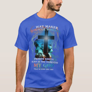 Waymaker Miracle Worker Promise Keeper Light Jesus Tシャツ
