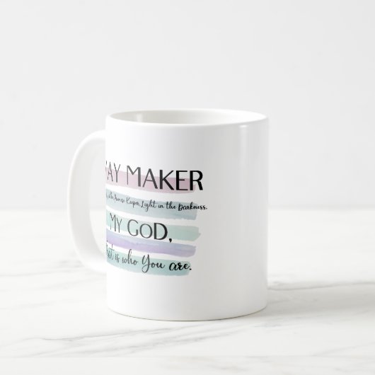 Waymaker mug コーヒーマグカップ (正面左)
