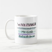 Waymaker mug コーヒーマグカップ (左)