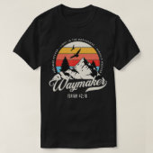 Waymaker Promise Keeper Miracle Worker Christian B Tシャツ (デザイン正面)