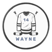WAYNEホッケージャージー編集可能なナンバースポーツ アイスホッケーパック (正面)