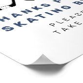 WAYNEホッケースポーツをテーマにした誕生日の好意 ポスター (角)