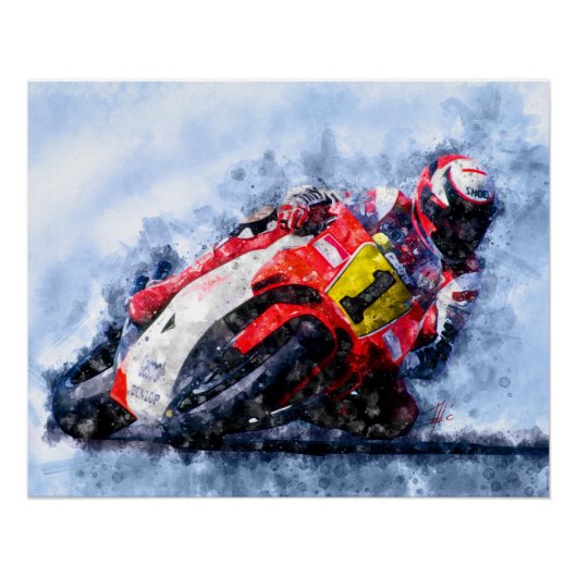 Wayne Rainey poster ポスター (正面)