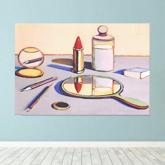 Wayne Thiebaud art キャンバスプリント (インサイチュ (ウッドフロア))