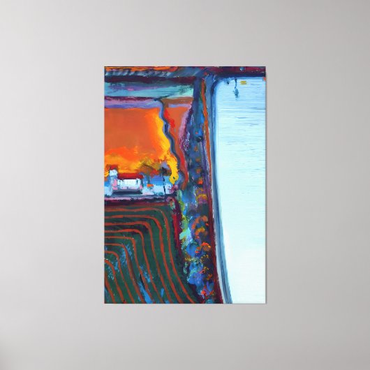 Wayne Thiebaud art キャンバスプリント (正面)