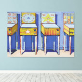 Wayne Thiebaud art style キャンバスプリント (インサイチュ (ウッドフロア))