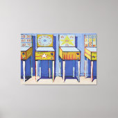 Wayne Thiebaud art style キャンバスプリント (正面)