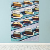 Wayne Thiebaud art work キャンバスプリント (インサイチュ (ウッドフロア))