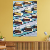 Wayne Thiebaud art work キャンバスプリント (インサイチュ (リビング))