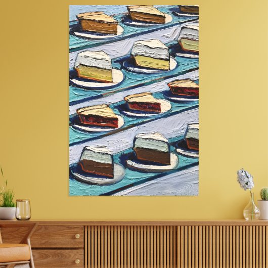 Wayne Thiebaud art work キャンバスプリント (インサイチュ (リビング))