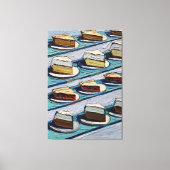 Wayne Thiebaud art work キャンバスプリント (正面)