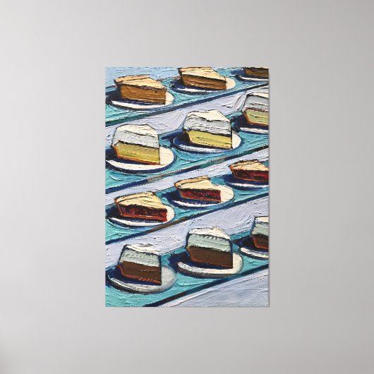 Wayne Thiebaud art work キャンバスプリント (正面)