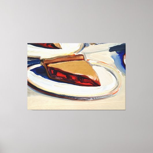 Wayne Thiebaud painting キャンバスプリント (正面)