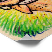 @WayneHanley irkafirkaプリント ポスター (角)