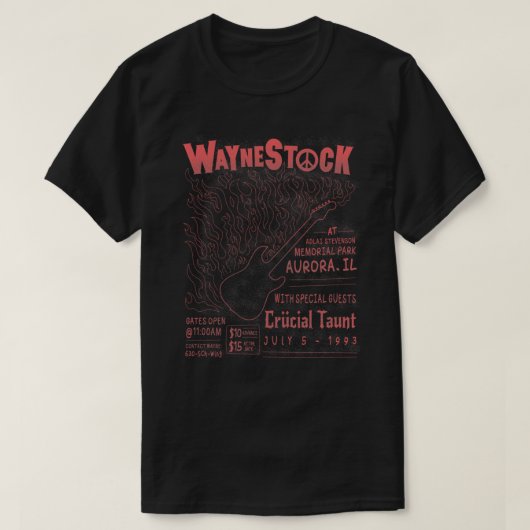WaynestockクラシックのTシャツ Tシャツ (デザイン正面)