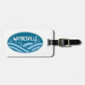 Waynesville North Carolina Outdoors ラゲッジタグ (正面横)