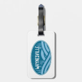 Waynesville North Carolina Outdoors ラゲッジタグ (裏面縦)