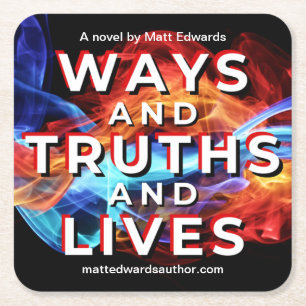Ways and Truths and Lives Coaster スクエアペーパーコースター