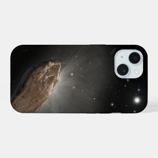 Wayward InterstellarオブジェクトOumuamua。 iPhone 15ケース (裏面横)