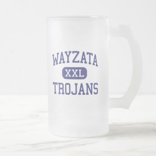 Wayzata -トロイ人-高ミネアポリスミネソタ フロストグラスビールジョッキ