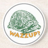 Wazup - Turtle Sandstone Drink Coaster コースター (正面)